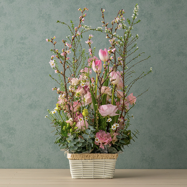 おうちは春の花畑（アレジメント）